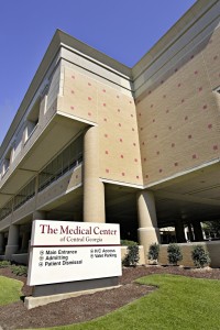 Outside the building for The Medical Center of Central Georgia