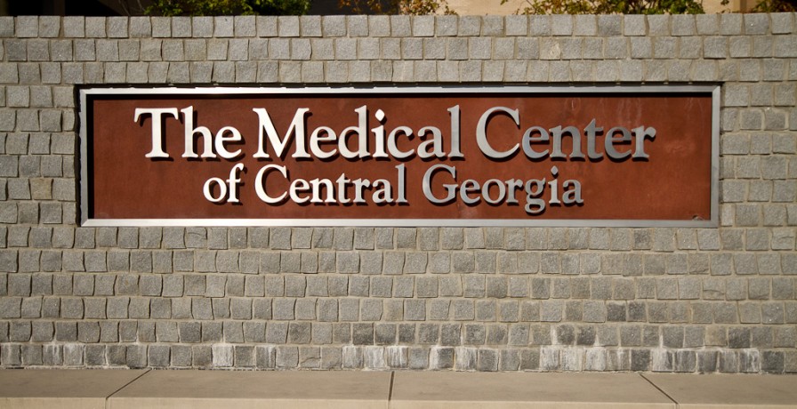 The Medical Center of Central Georgia sign
