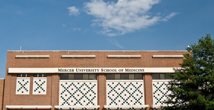 Side of the Mercer University School of Medicine building