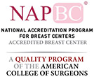 Seal of accreditation by the NAPBC