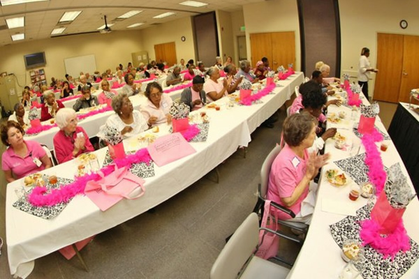 Ladies at a luncheon