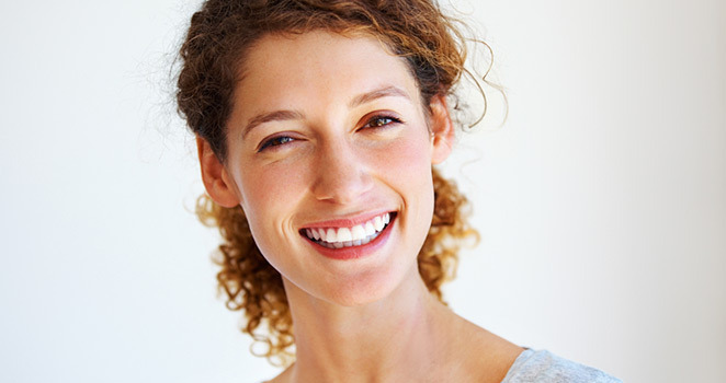 Young woman smiling 