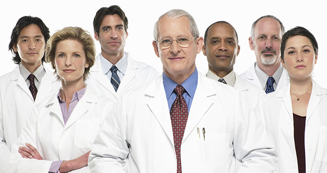 Group of doctors